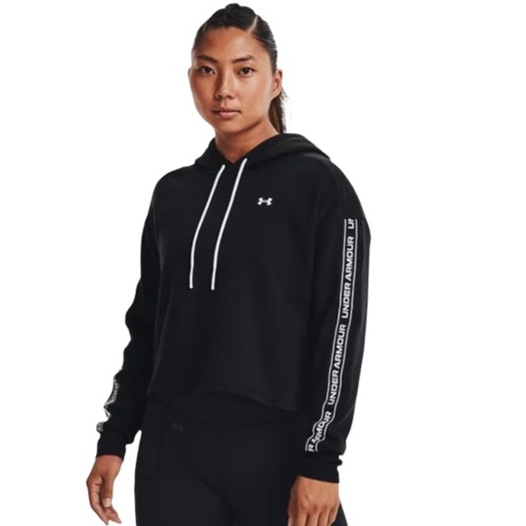 Under Armour New With Tags Women’s UA Rival Black Hoodie Size Small - Picture 1 of 11